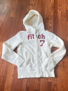 BOYS ABERCROMBIE KIDS YOUTH MUSCLE SWEATSHIRT HOODIE FULL ZIP Sz M MEDIUM (10/12 - Picture 1 of 4