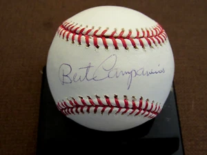 BERT CAMPANERIS WSC OAKLAND A'S YANKEES SS SIGNED AUTO OML BASEBALL TRI-STAR - Picture 1 of 3