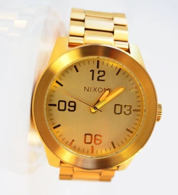 Nixon The Corporal SS Watch All Gold A346-502 New Without Tags - Image 1 of 4