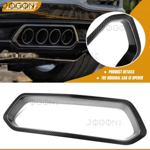 Real Carbon For Corvette C8 Z06 2023+ Rear Exhaust Tips Center Plate Cover Trim - Picture 1 of 9