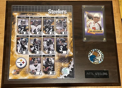 2006 Pittsburg Steelers Wall Plaque Cover