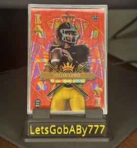 2024 Wild Card Julian Lewis RED 2/2 1st Trading Card #SDPC-JLN - Picture 1 of 2