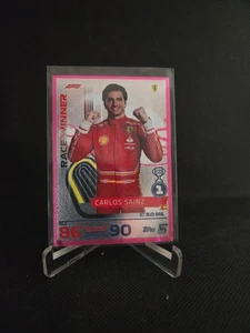 Carlos Sainez 2024 Topps Match Attax ' Race Winner ' Fushia Parallel #126 - Picture 1 of 2