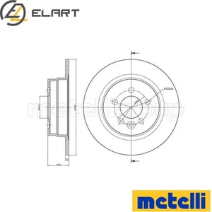 2x BRAKE DISC 23-0644 FOR ROVER 75/Tourer MG 18K4F/K4G 1.8L 204D2/M 47 R 2.0L - Picture 1 of 6