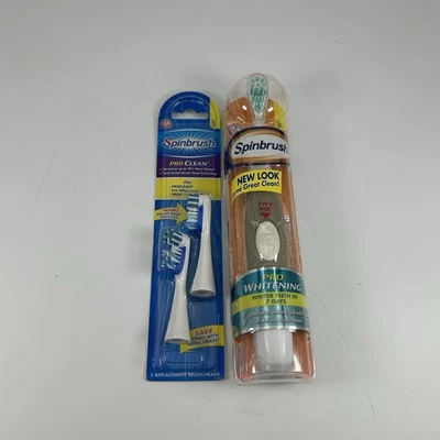 Arm & Hammer Spinbrush Pro Whitening Toothbrush Battery Operated Soft w/ REFILS - Image 1 of 4