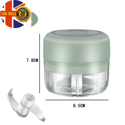 100ML/250ML Electric Meat Mincer Garlic Chopper Rotate Garlic Press Crusher Vege - Image 1 of 4