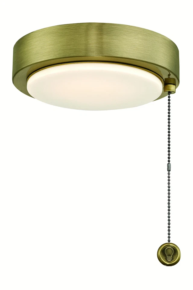 Fanimation Fitters Ceiling Fan Light Kit in Antique Brass - Image 1 of 1