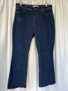 Cato Contour Fit Jeans Womens High Rise Blue Denim Pockets Stretch Size 12P - Picture 1 of 5