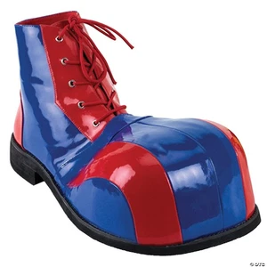 ZAPATOS PAYASO CHAROL ROJO Y AZUL - Imagen 1 de 1