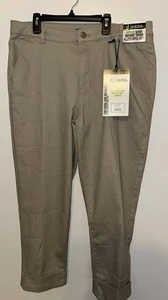 D. Jeans White Sateen High Waist Ankle Women's Jeans Size 16 NWT - Picture 1 of 3