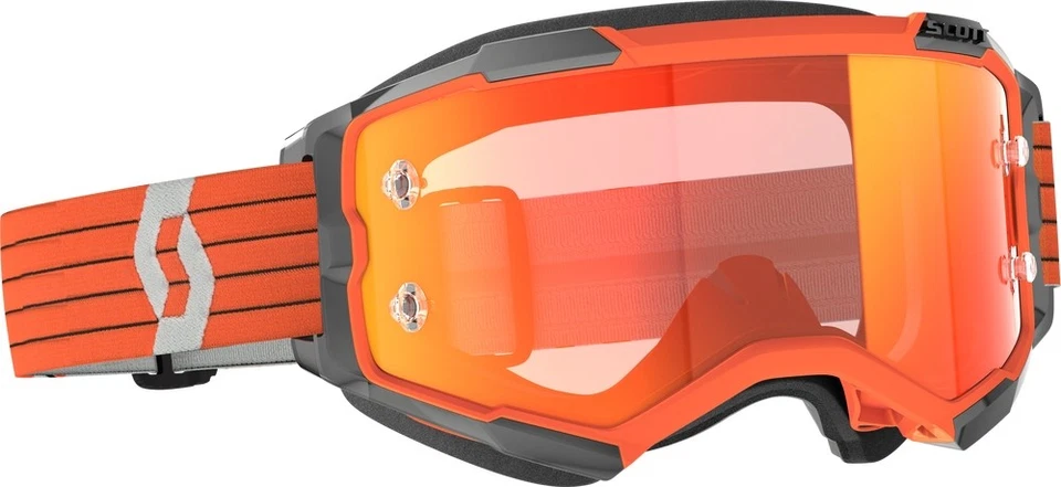 Scott Usa Fury Goggles (One Size Fits Most, Orange/Gray / Orange Chrome Works Le - Image 1 of 3