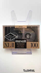 Maxell XL II 100 cassette audio haute résonance - NEUVE scellée - Photo 1/4