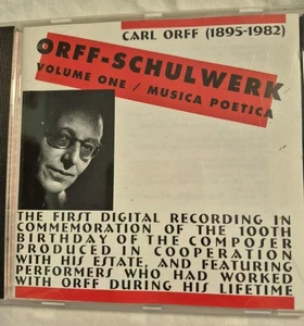 Orff-Schulwerk, Vol. 1, Musical Poetica, CD, Celestial Harmonies, 1995 - Bild 1 von 2