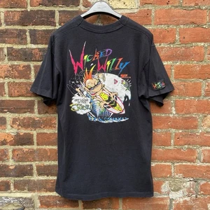 90s Wicked Willy Surf T Shirt Men’s XL Single Stitch Screen Stars Vintage Surfer - Picture 1 of 14