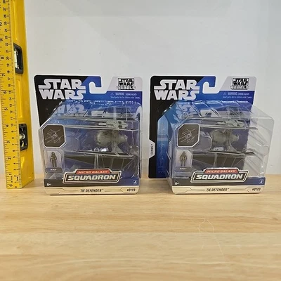 Star Wars Micro Galaxy Squadron #0193 Tie Defender com TIE PILOT CONJUNTO DE 2 NOVO - Imagem 1 de 4