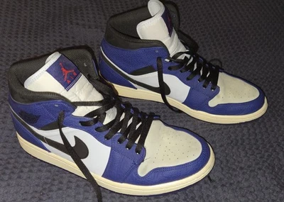 Nike Air Jordan 1 Mid SE 'Royal' - 852542-400 - Talla M 11 Foto 1 de 4