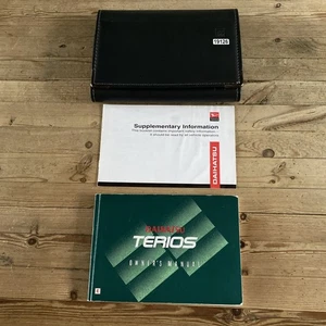 00-05 DAIHATSU TERIOS HANDBOOK OWNERS MANUAL + WALLET 2000 REF19126 - Picture 1 of 24