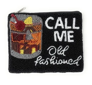 Call Me Old Fashioned Perlen Geldbörse Etui, kleine Brieftaschen, Kartenetui Tasche,... - Bild 1 von 5