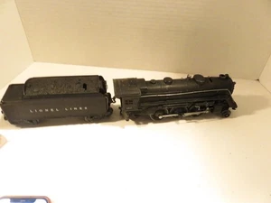 TRENES DE POSGUERRA LIONEL - 224E D/C VAPOR LOCO CON SILBATO TENDER - EXC.- S24 - Imagen 1 de 9
