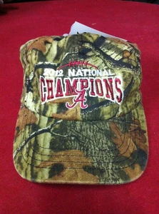 University of Alabama 2012 National Champions Mossy Oak Camo Cap - Picture 1 of 2
