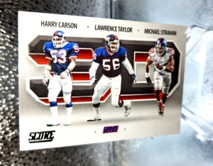 2021 Score 3D Harry Carson/Lawrence Taylor/Michael Strahan New York Giants #3D12 - Picture 1 of 1