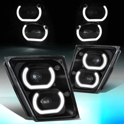 PARA VOLVO VNL 300 400 740 2003-2017 LED HALO DOBLE PROYECTOR LUZ ANTINIEBLA Foto 1 de 4