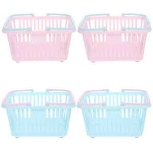 4 Pcs Shopping Cart Toy Toys Storage Organizer Shopping Basket Toy - Picture 1 of 12