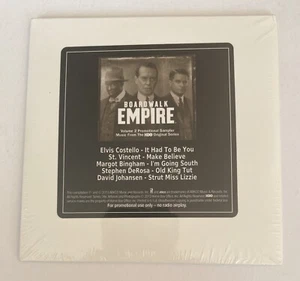 Boardwalk Empire CD soundtrack vol 2 promo St Vincent Elvis Costello SEALED! - Imagen 1 de 2