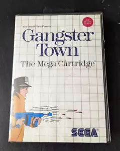 Sega Master System Gangster Town completo CIB *testato* SMS - Foto 1 di 4