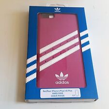 Adidas Vintage Suede Molded Case iPhone 6 Plus 6s Plus Pink / White New OEM