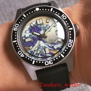 Tandorio 62MAS Domed Sapphire Glass Luminous 30ATM Diving NH35A Automatic Watch - Picture 1 of 12