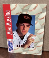 MIKE MUSSINA 1997 KENNER STARTING LINEUP CARD EXTENDED SERIES - ORIOLES