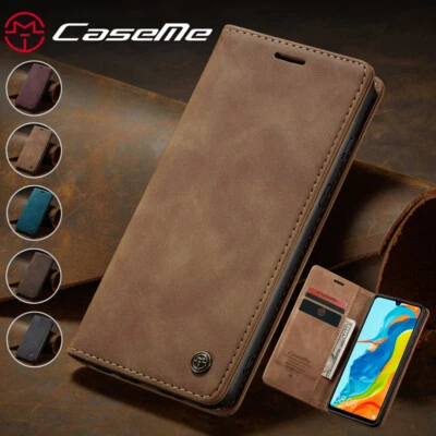 For Huawei P40/P30/P20 Lite/P50 Pro Leather Wallet Case Card Magnetic Flip Cover - Image 1 of 4