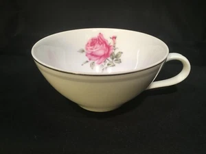 FINE CHINA JAPAN IMPERIAL ROSE TEA CUP COFFEE PATTERN # 6702 PINK 4" FLAT - Picture 1 of 7