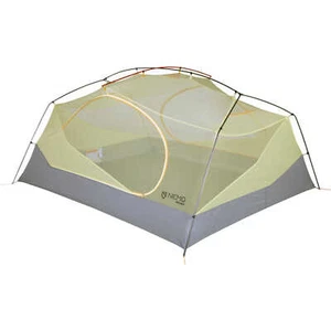 Nemo Aurora 3-Person Tent with Footprint, Mango/Fog - Picture 1 of 2