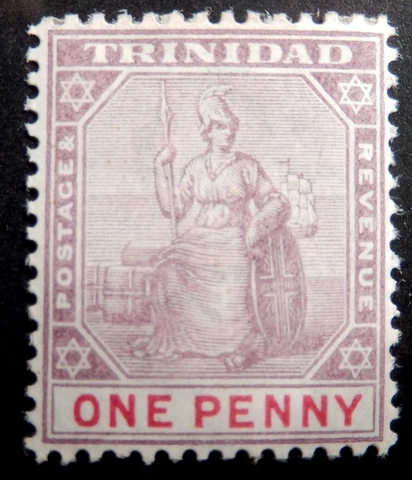Trinidad Scott # 77 Type II, Mint Original Gum (HR) Cover