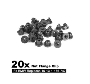 20Pcs Exterior Body Nut Flange Clip Fit BMW E32 E36 128i 135i 335i 535i 550i - Foto 1 di 6