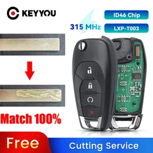 BLADE CUT by PHOTO Remote Car Key For Chevrolet Trax Sonic Spark LXP-T003 315MHZ - Bild 1 von 9