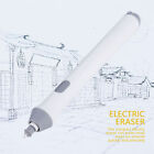 Electric Battery Operated Automatic Pencil With 22 Eraser Refills Kit(White) Dob