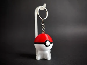 Portachiavi Pokémon - Pokeball stampati in 3D in PETG in alta risoluzione. - Foto 1 di 1