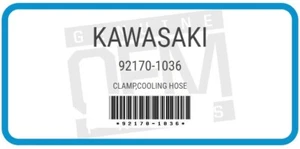 OEM KAWASAKI COOLING HOSE CLAMP - FITMENT IN DESCRIPTION - 92170-1036 - Bild 1 von 1