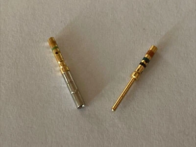 ITT CANNON, AMPHENOL M39029/58-360 Male, M39029/57-354 Female 22-28 AWG 100 pcs. of each