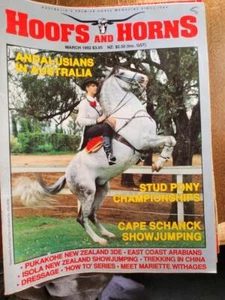 Hoofs and Horns Magazine March 1992 Fair to good condition - Picture 1 of 2