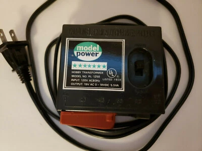 Model Power Hobby Transformer RL-1250 19V AC DC Speed Controller - Image 1 of 4