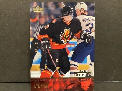 2003-04 Upper Deck Exclusives /50 Toni Lydman #275 Hockey Card NHL Calgary Flame - Image 1 of 4