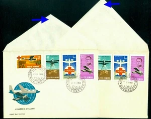 1968 Red Cross,Rotes Kreuz,Air Ambulance,Rescue Aviation,Romania,2662FDC/Variety - Picture 1 of 1