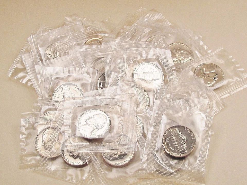 1964  Jefferson Proof Roll 40 Freshly Cut from Proof Set  Mint Cello  1125 - Image 1 of 1