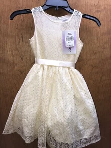 NWT Us Angels Ivory Flower Girl/Special Occasion Dress Size 6 MSRP $56 - Bild 1 von 3