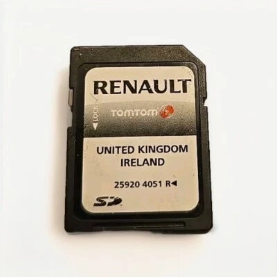Genuine Renault 2011-2013 Tomtom Carminat LIVE Navigation SD Card 259204051R - Image 1 of 2