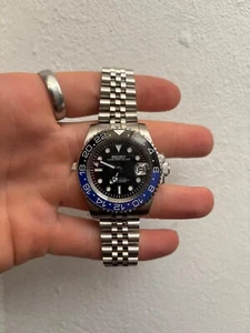 SEIKO MOD SUBMARINER GMT Batman - NH34 - Imagen 1 de 8
